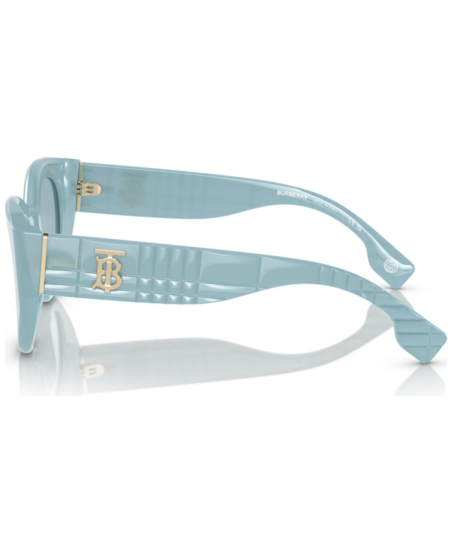 Женские солнцезащитные очки Burberry Sunglasses, BE4390 Meadow, цвет: Лазурный — фото 3