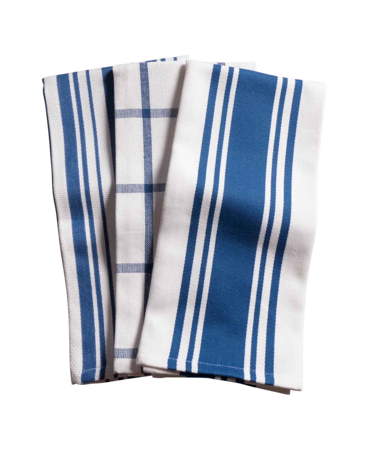 Pantry Cotton 3 Piece Kitchen Towel, 20" x 30" - Blue