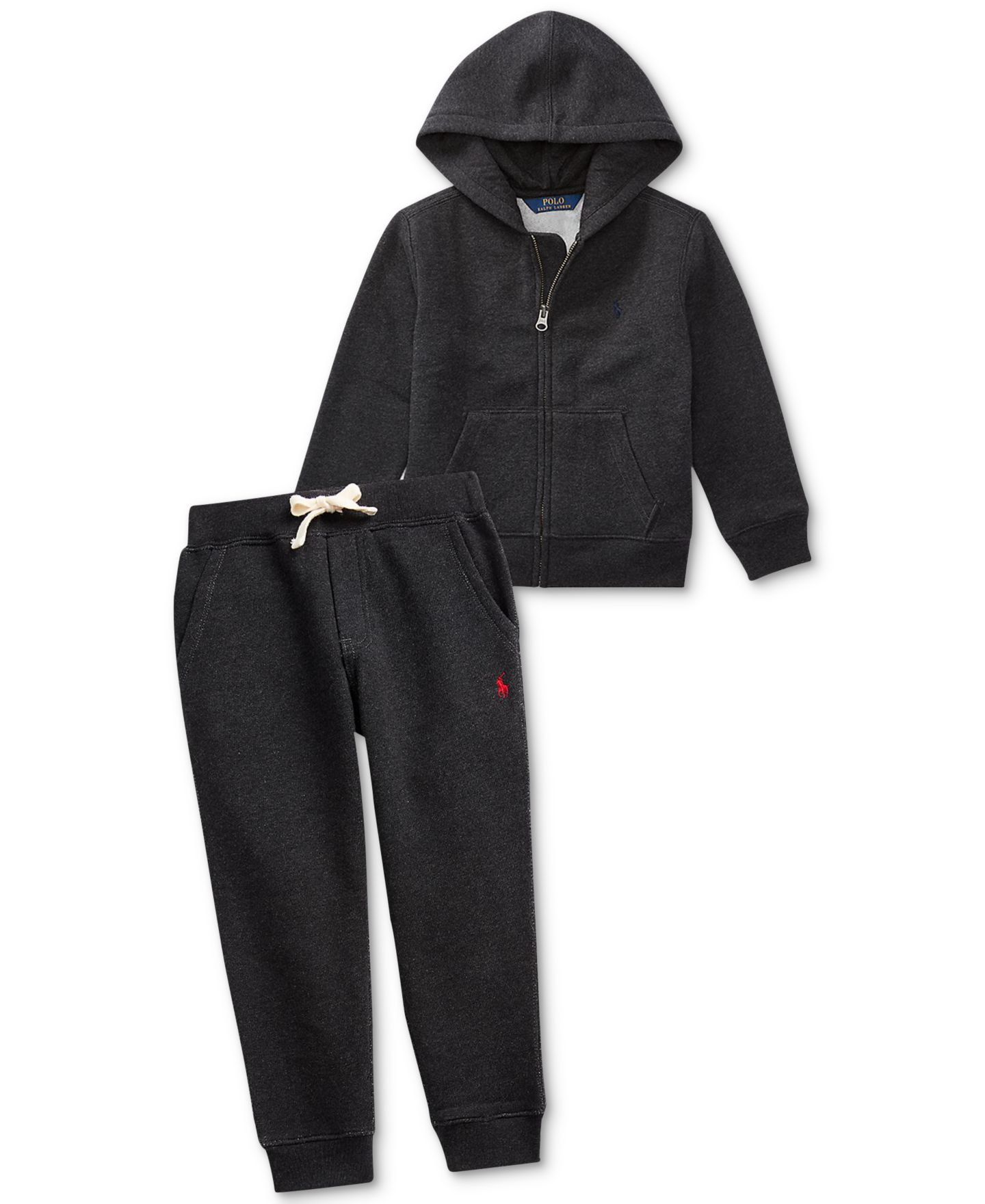 Худи Polo Ralph Lauren Cotton Fleece для мальчиков, цвет: Меланжевый — фото 3