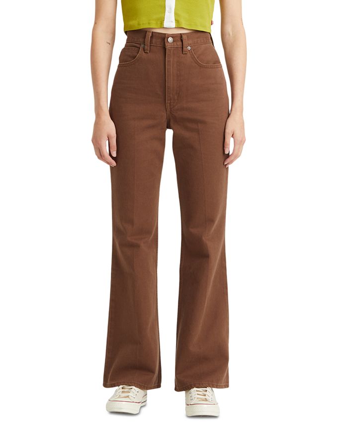 Levi's Women's 70s Movin' On Cotton High-Rise Flare Jeans - Macy's