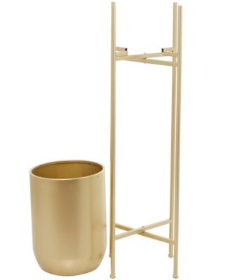 Metal Planter with Removable Stand