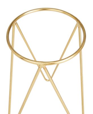 Metal Planter with Removable Stand Set of 2