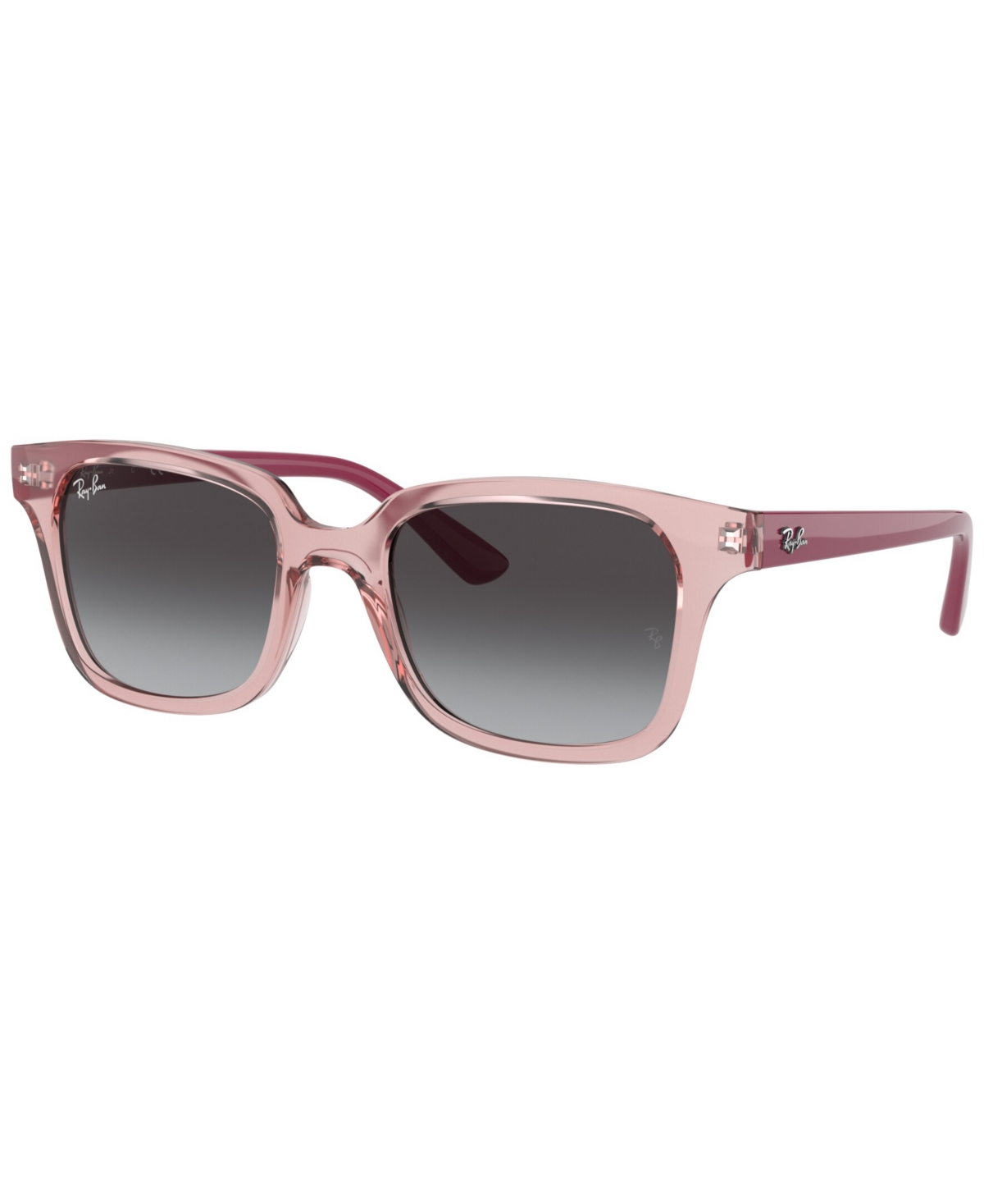 Ray-ban Jr Kids Sunglasses, Rb9071s In Transparent Pink