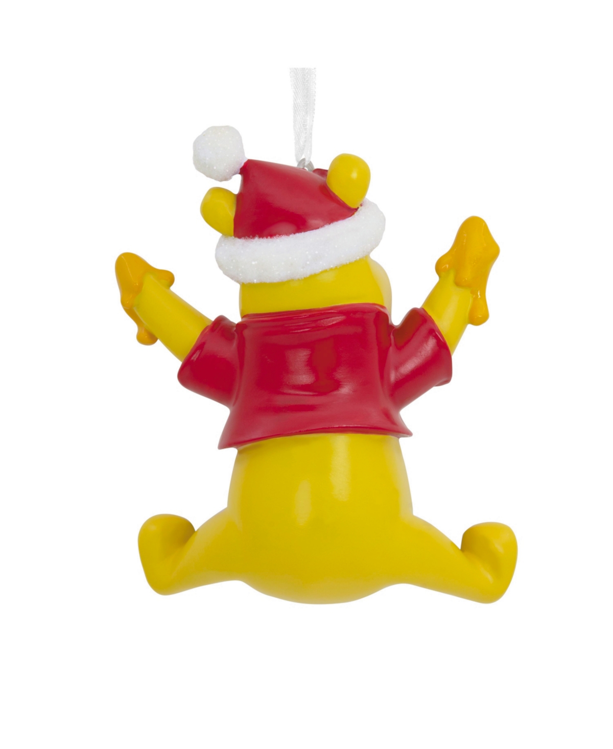 Hallmark Christmas Ornament Disney Santa Winnie The Pooh With Honey Pot In Multi-colored