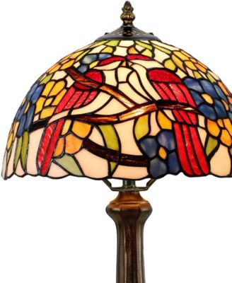 Lovebirds Floral Table Lamp