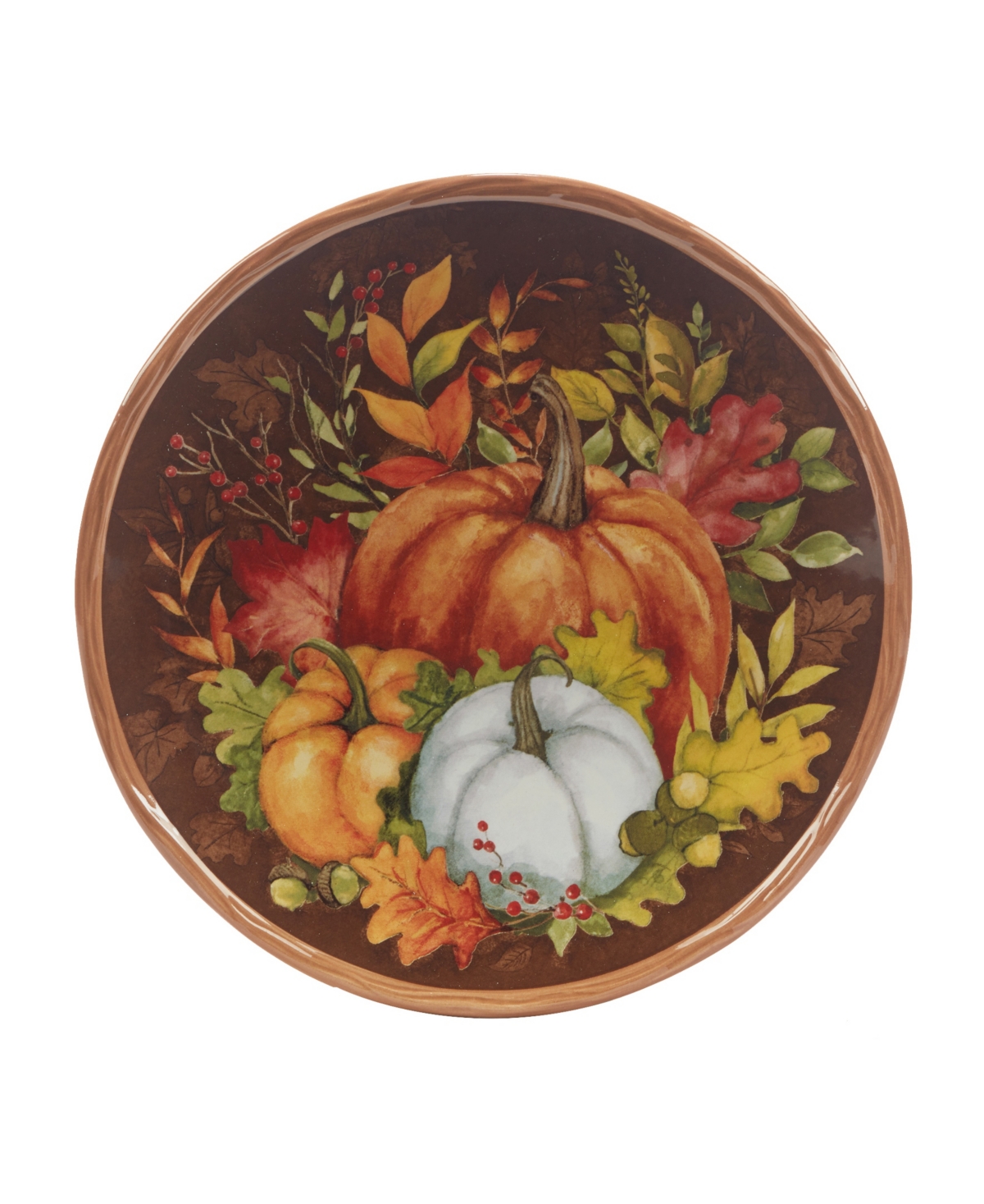 Certified International Harvest Blessings Set of 4 Dessert Plates, Service for 4