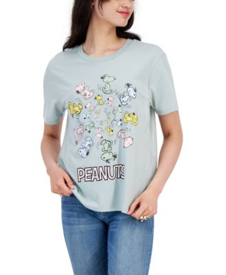 Love Tribe - Juniors' Peanuts Graphic Snoopy T-Shirt