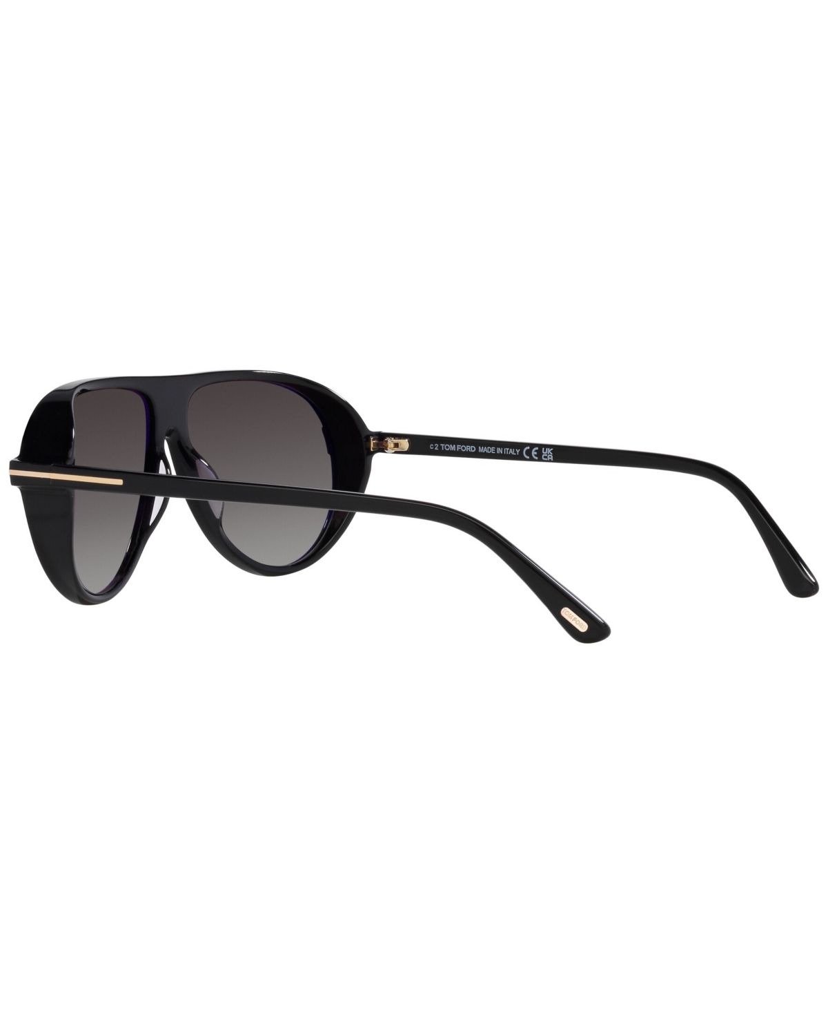 Shop Tom Ford Men's Sunglasses, Marcus In Shiny Black