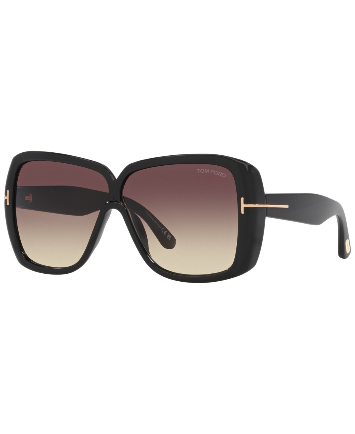 Tom Ford Women's Sunglasses, Marilyn Tr In Shiny Black