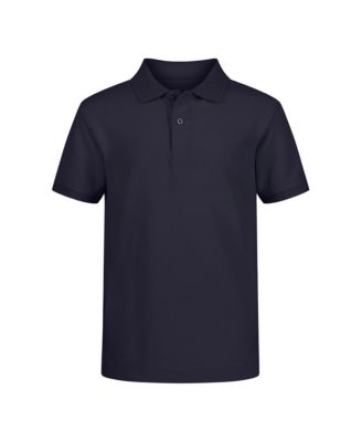 Big Boys Uniform Stretch Double Piqu&eacute; Polo