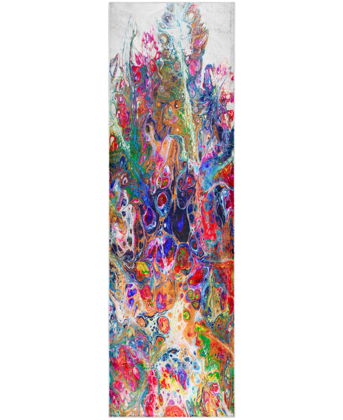 D Style Kikiamo Kk1 2'3" X 7'6" Runner Area Rug In Multi