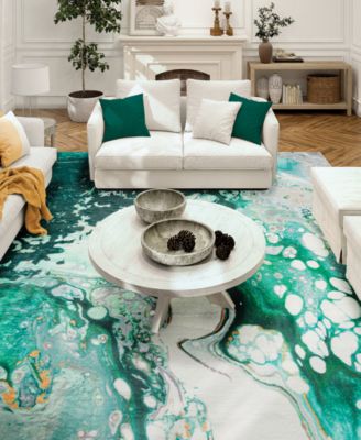 Kikiamo Washable KK10 8' x 10' Area Rug