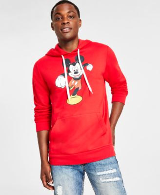 Hybrid - Men's Mickey Oh Boy He Coming Graphic Hoodie