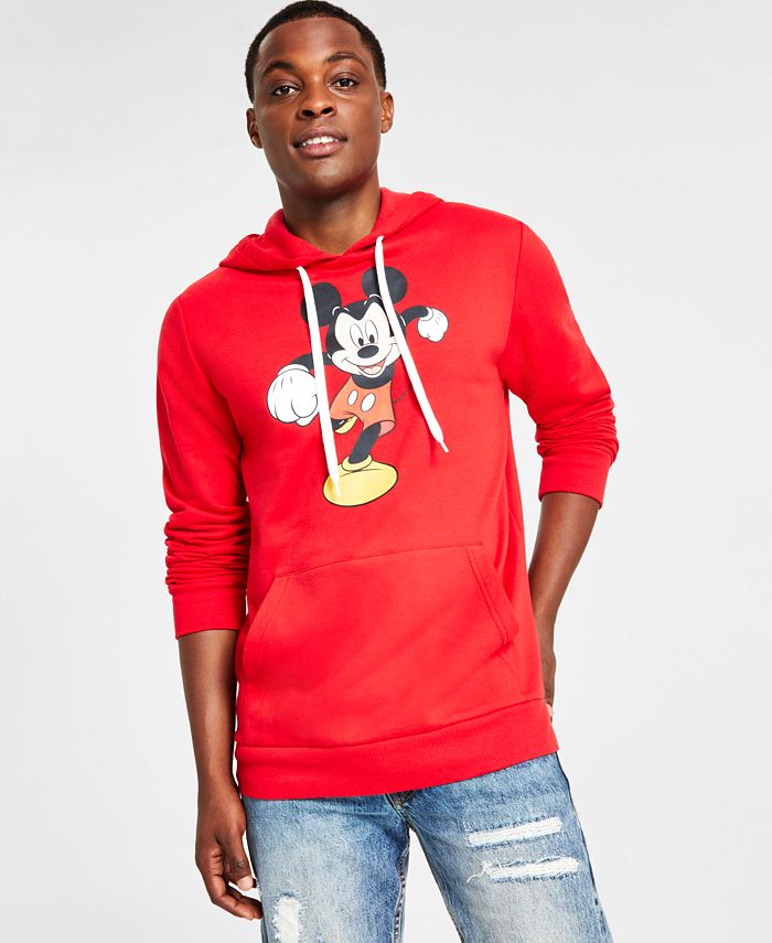 Red mickey sales hoodie