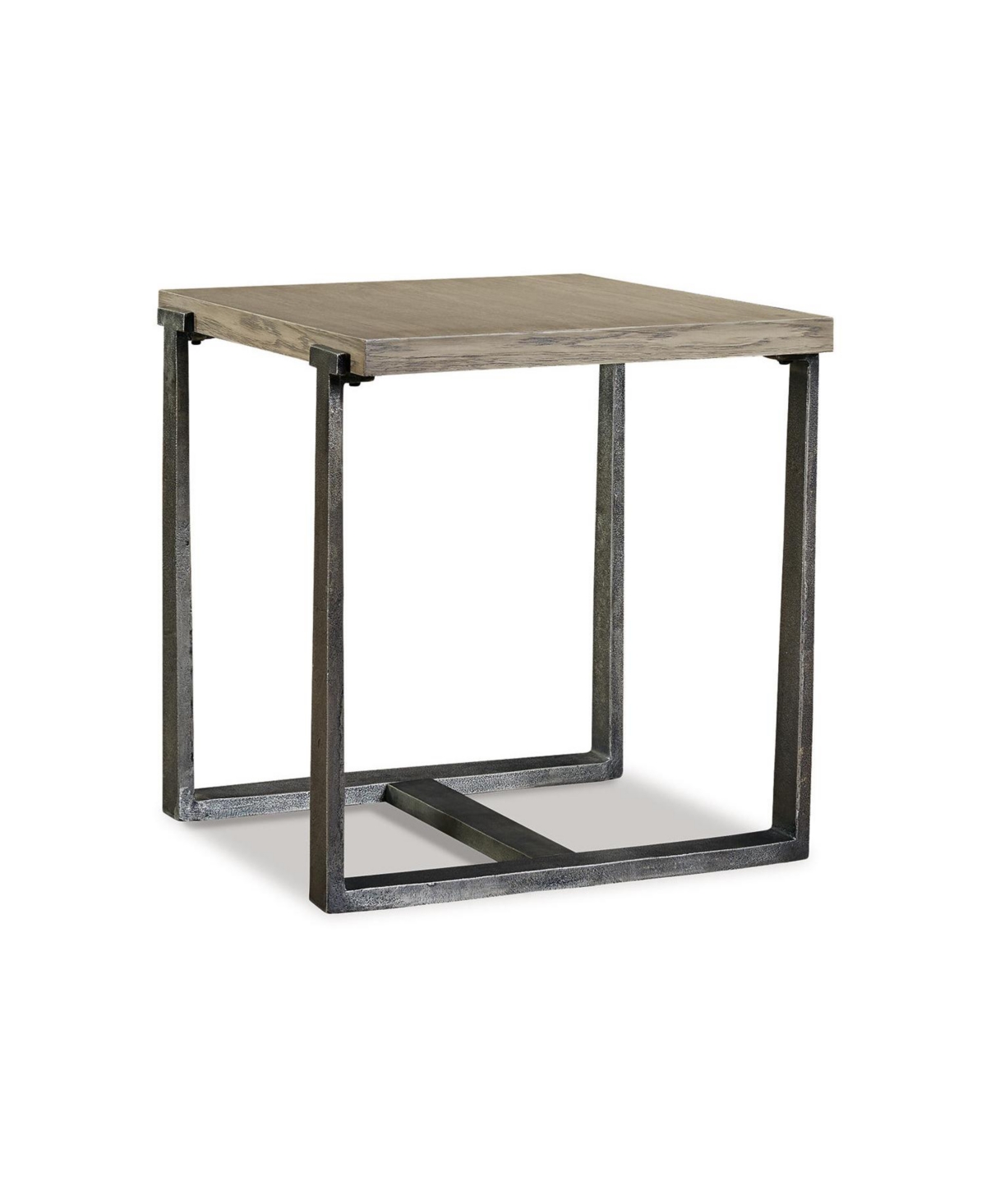 Signature Design By Ashley Dalenville Rectangular End Table In Gray