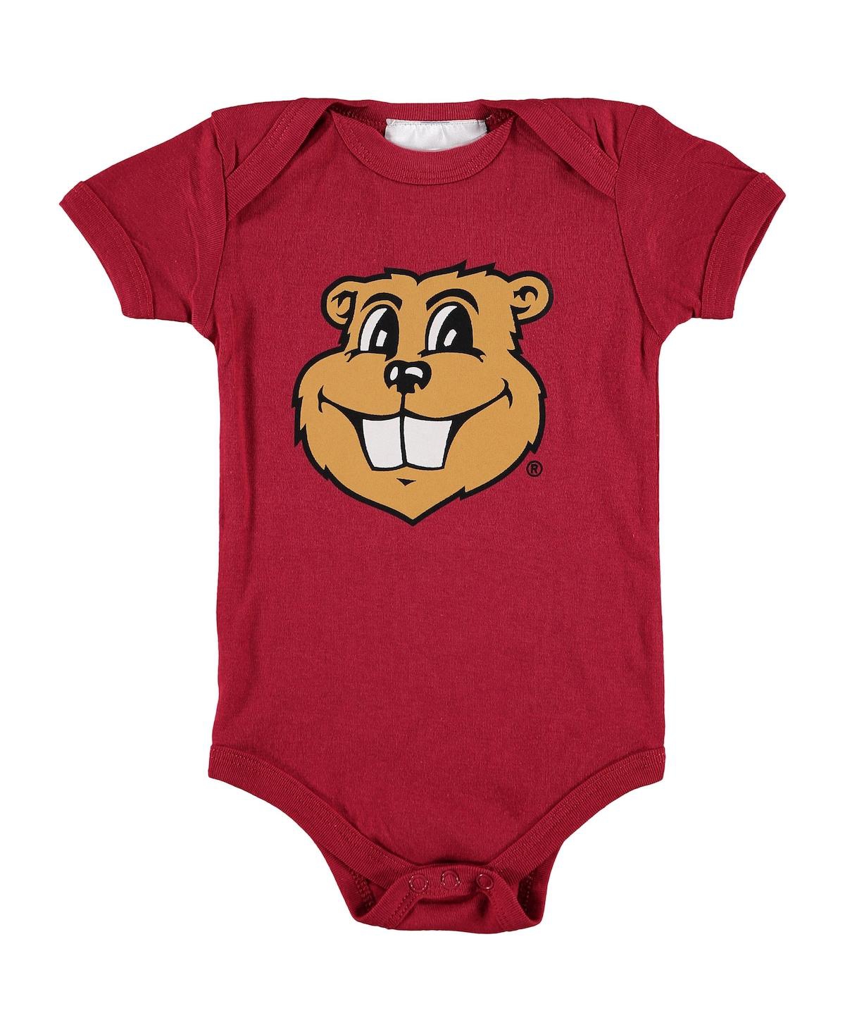 Two Feet Ahead Babies' Infant Boys And Girls Maroon Minnesota Golden Gophers Big Logo Bodysuit