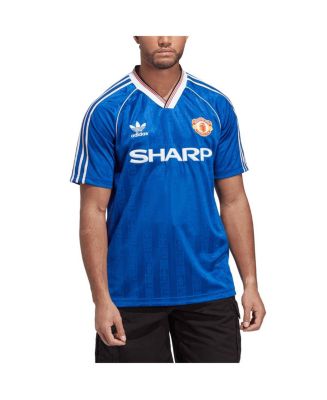 adidas Men's Blue Manchester United 1988-90 Third Jersey