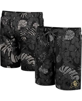 Men's Black Colorado Buffaloes The Dude Swim Shorts