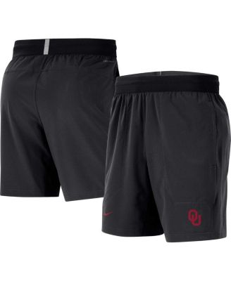 Men's Black Oklahoma Sooners Player Performance Shorts