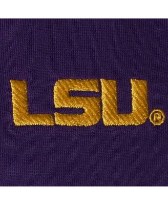Infant Boys and Girls Purple LSU Tigers Polo Bodysuit