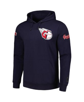 Men's Navy Cleveland Guardians Team Logo Pullover Hoodie