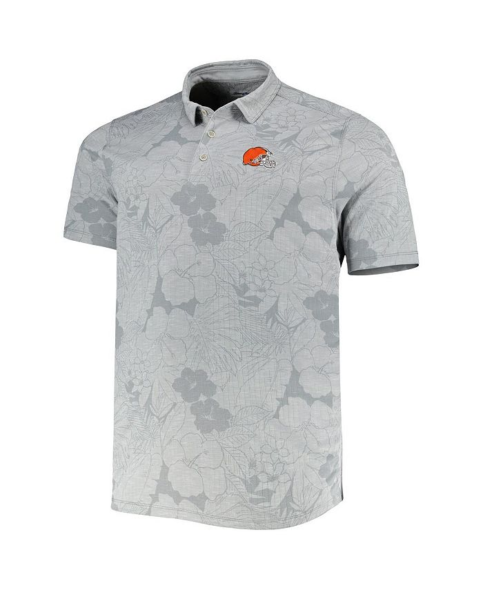 Tommy Bahama Men's Gray Cleveland Browns Big and Tall Miramar Blooms ...