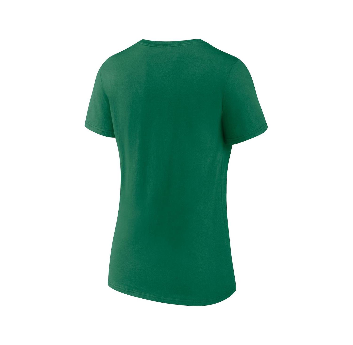 Women's Green Dallas Cowboys Lucky Celtic V-Neck T-shirt