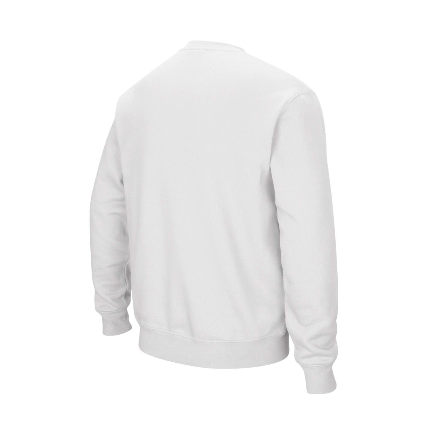 Мужская толстовка Colosseum West Virginia Mountaineers Arch and Logo Crew Neck, цвет: Меланжевый серый — фото 7