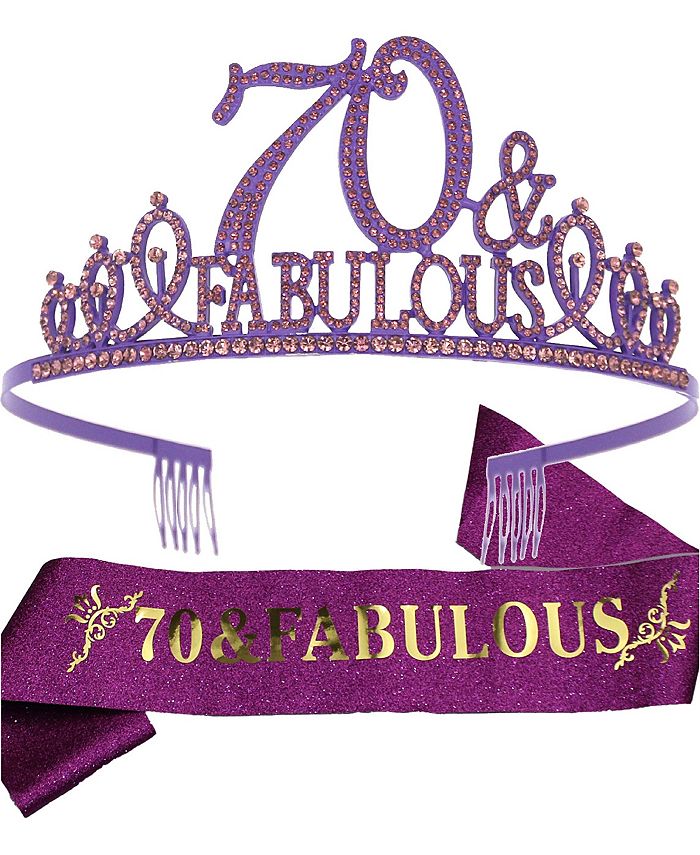 70th birthday tiara deals