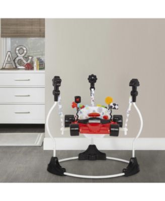 Baby Champ 2-In-1 Activity Center & Bouncer, Red