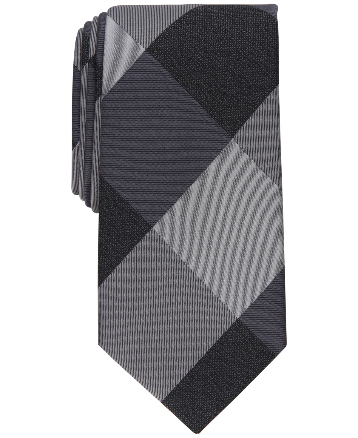 Perry Ellis Men's Holbrook Classic Check Tie In Black