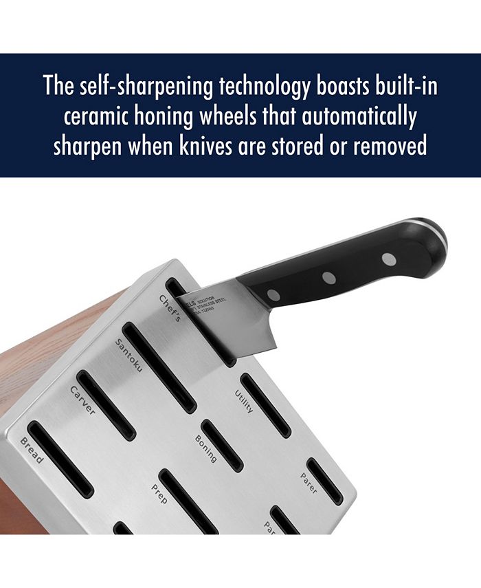 Statement 20-Piece Self-Sharpening Knife Block Set