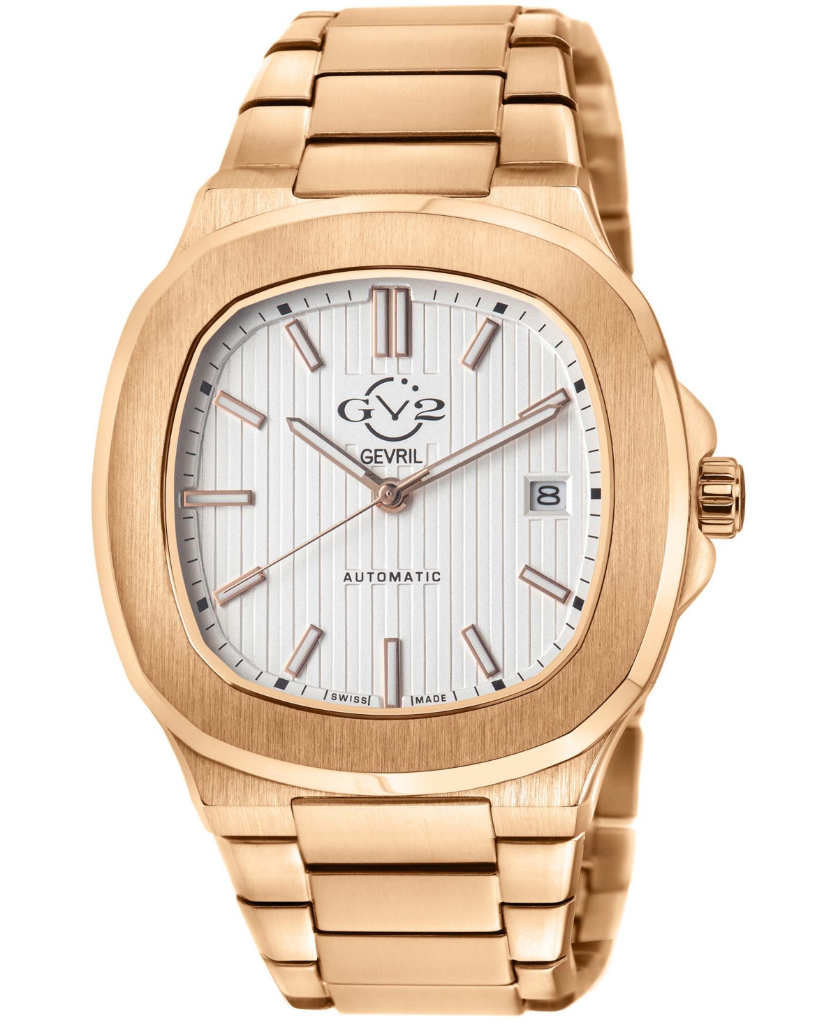 Men's Potente Automatic Rose Gold-Tone Stainless Steel Watch 40mm - Rose