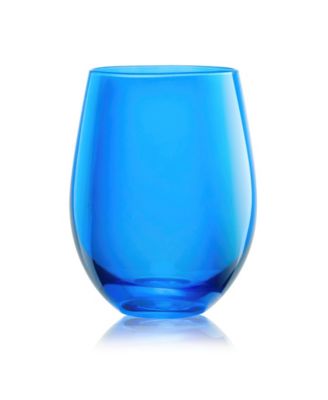 Carnival Stemless 19 oz Wine Glasses, Set of 4