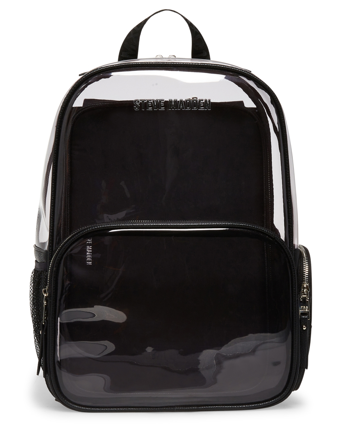 Steve Madden Black Clear-Front Medium Backpack Amazon.com: Steve Madden Womens CLEAR Backpack With Tech  main image 2