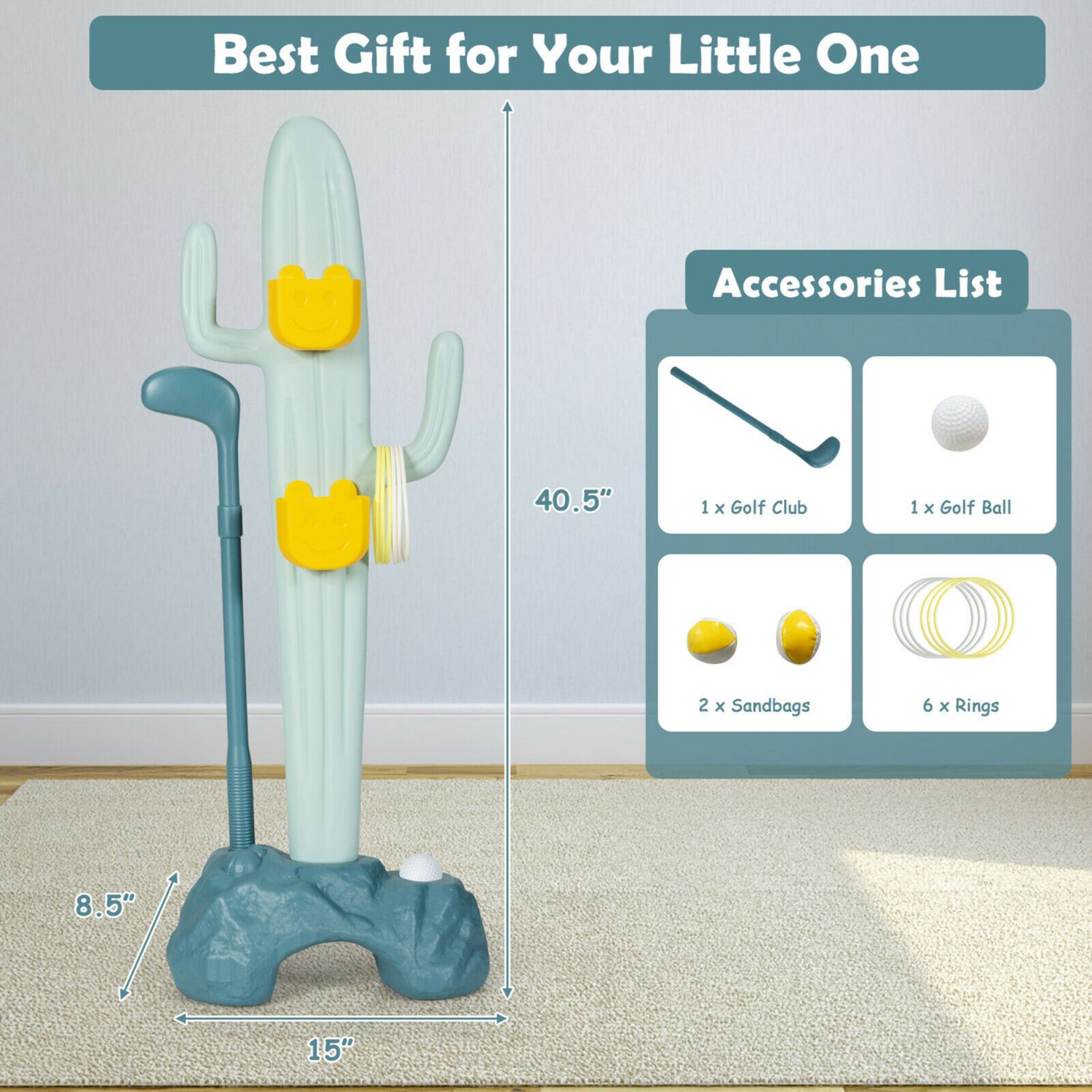 3-in-1 Cactus Activity Center