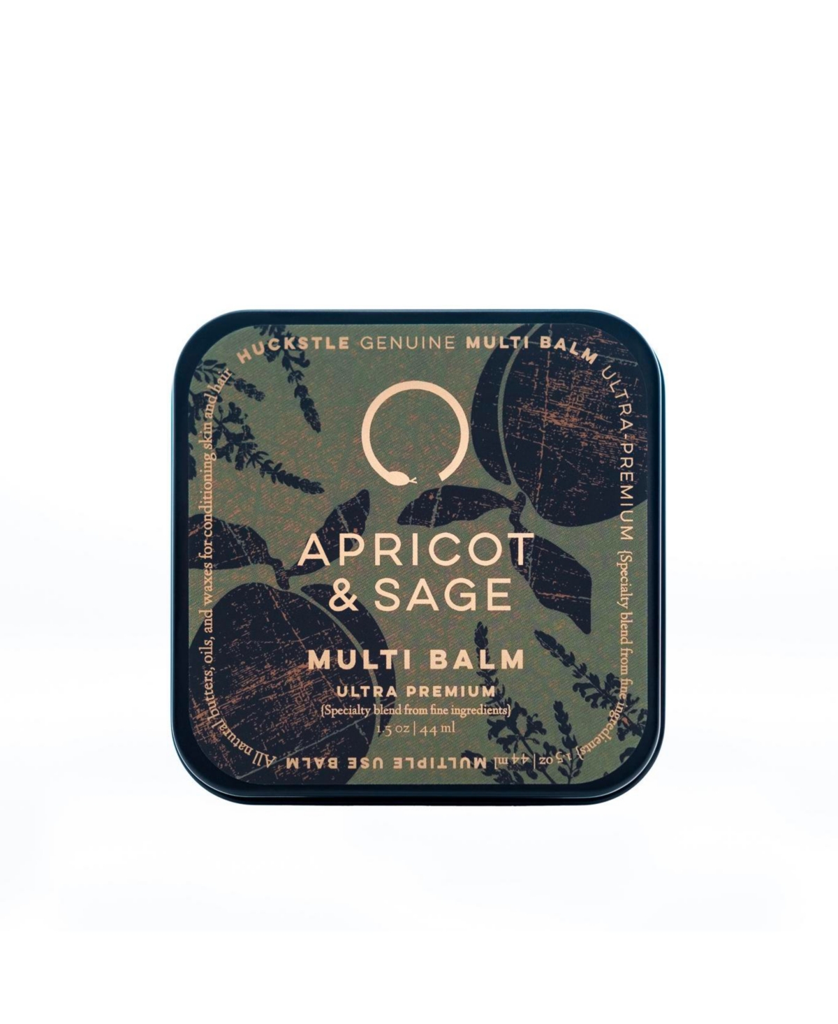 Huckstle Apricot & Sage Multi-Balm- Premium Skin and Hair Conditioner, 1.5 oz