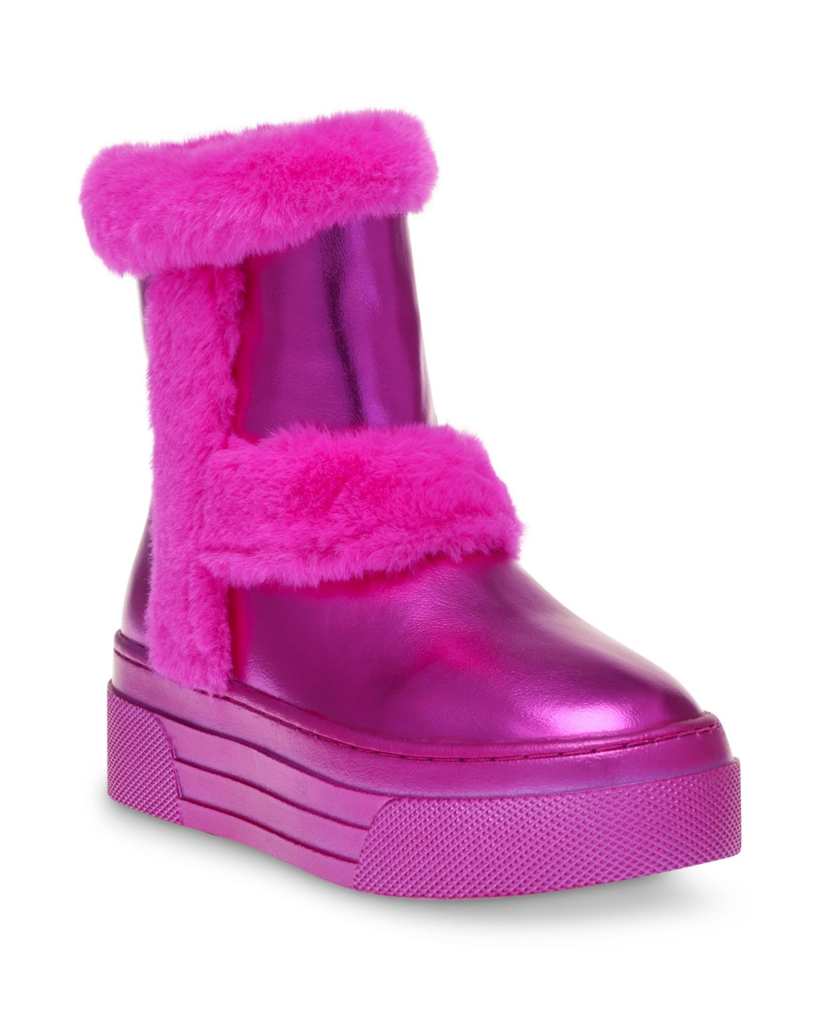 Shop Steve Madden Big Girls Jbuunny Slip In Closure Boots In Pink