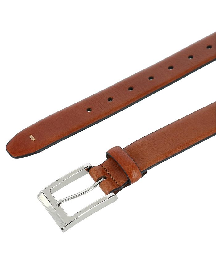 TRAFALGAR Men's Pebble Grain Leather Belt Macy's