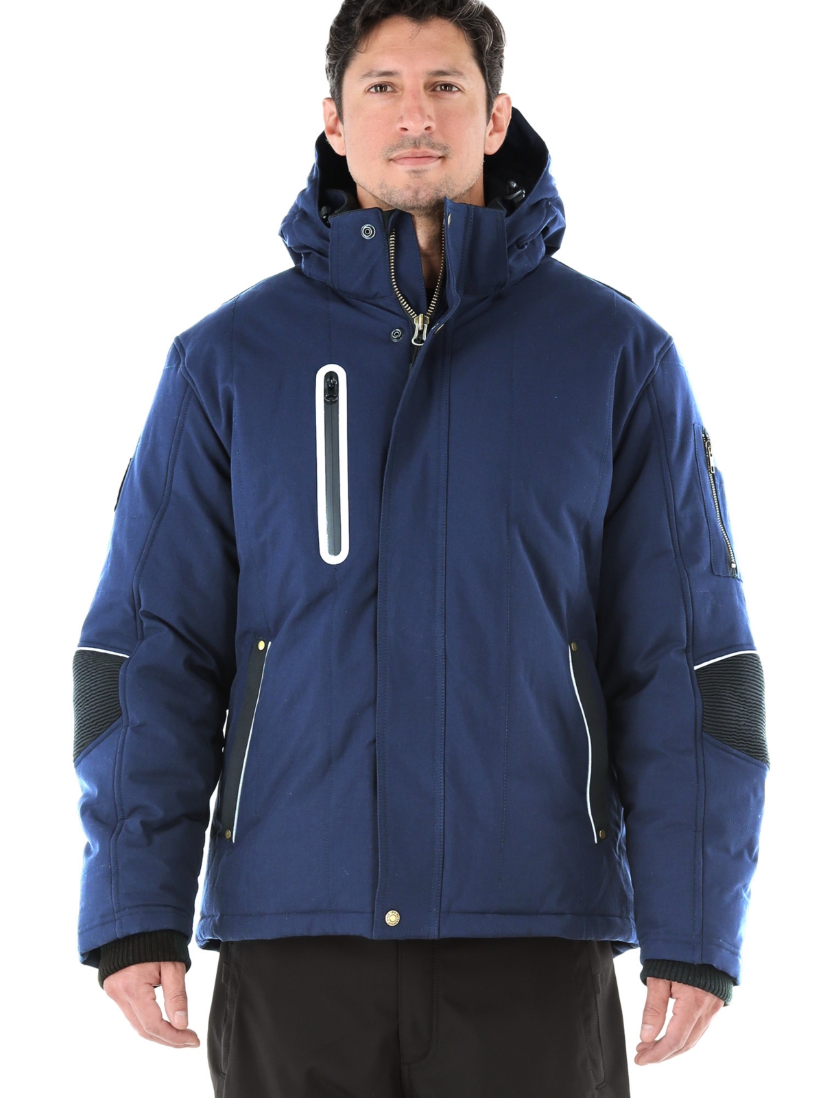 RefrigiWear Big & Tall 54 Gold Hooded Utility Winter Jacket