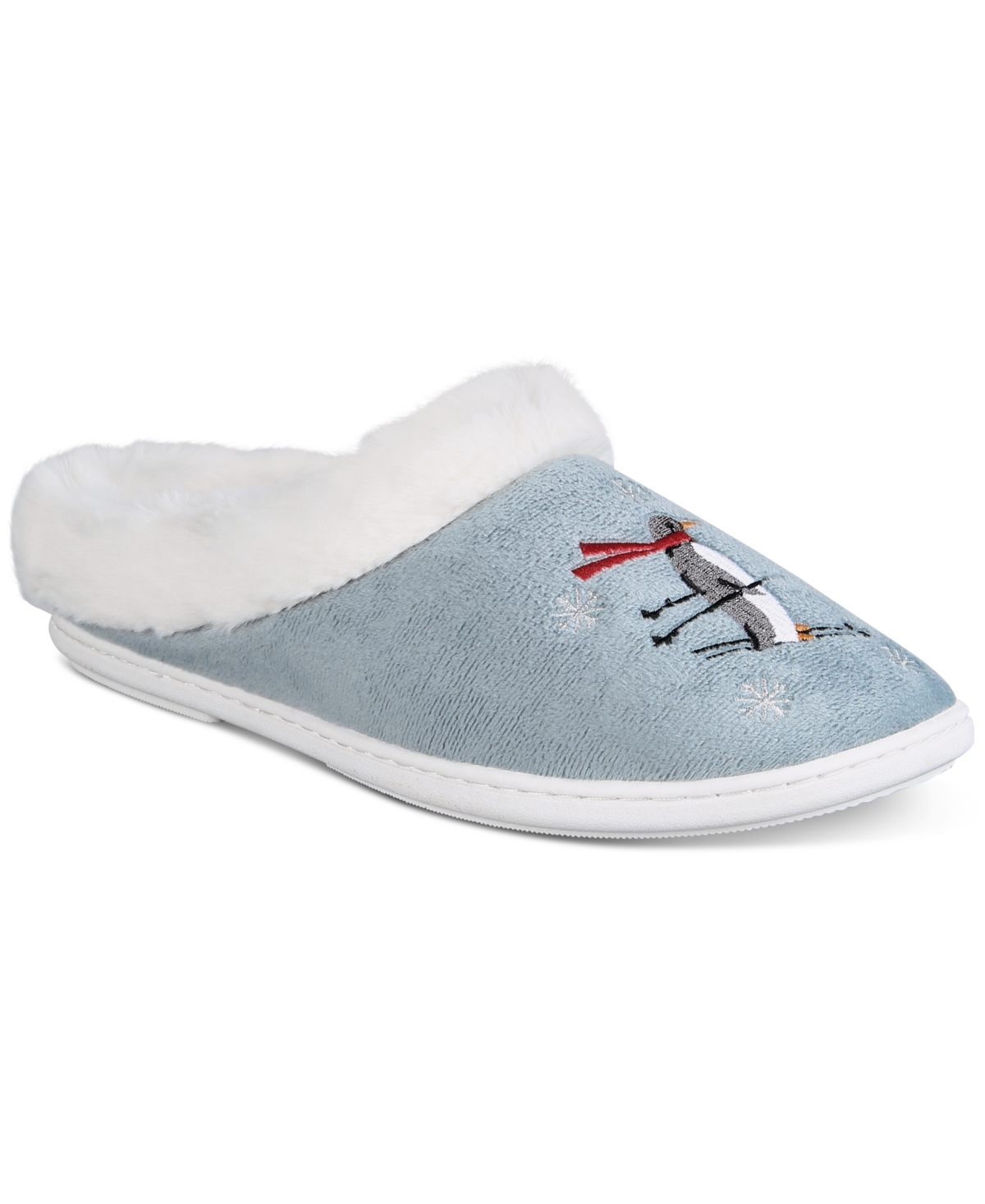 Charter Club Women's Holiday Boxed Hoodback Slippers, Created for