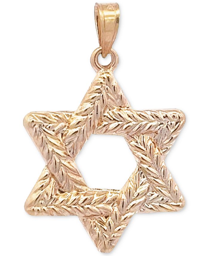Macy's star of david necklace cheap