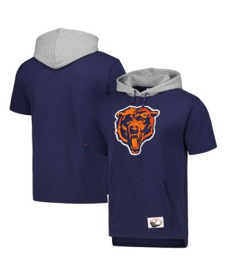 Lids Chicago Bears Mitchell & Ness Postgame Short Sleeve Hoodie - Navy