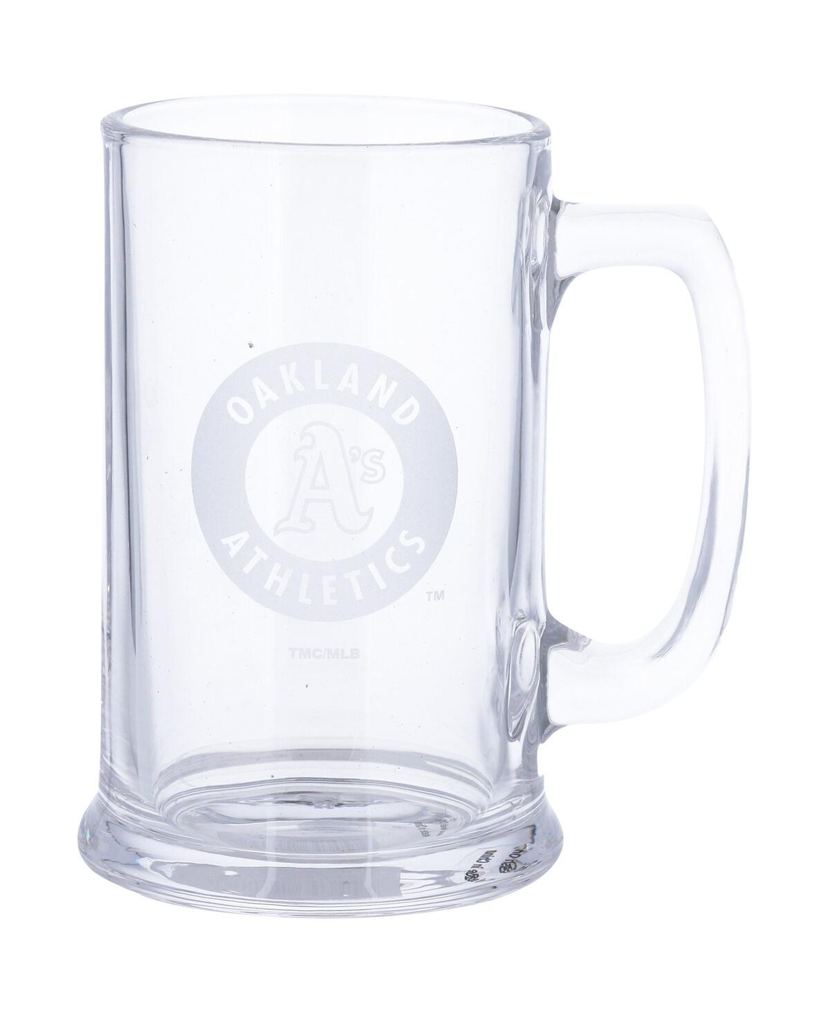 Memory Company Oakland Athletics 15 oz Stein Glass In Clear