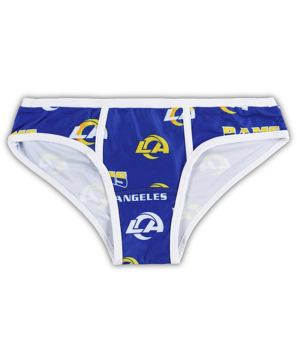 Concepts Sport Women's  Navy Los Angeles Rams Breakthrough Allover Print Knit Panty