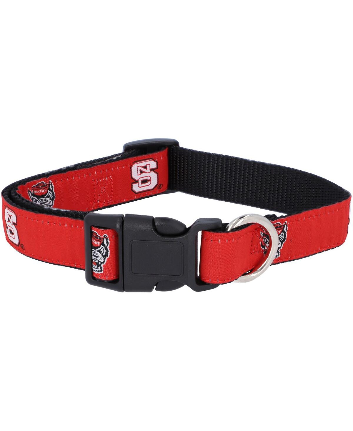 Nc State Wolfpack 1" Regular Dog Collar - Red