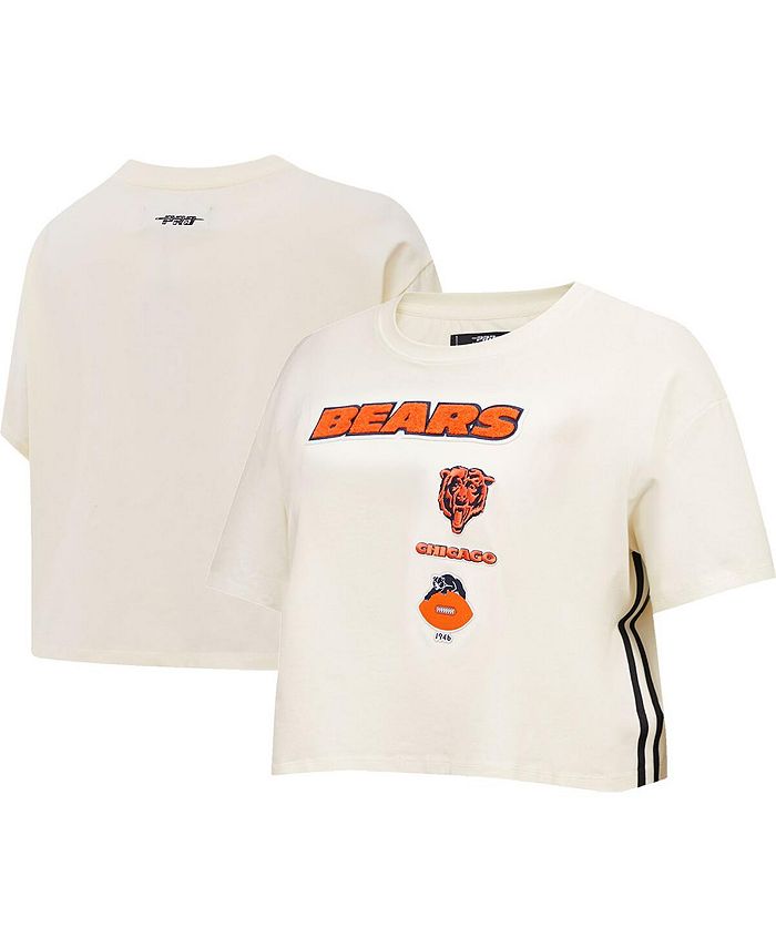 Pro Standard Women's Cream Chicago Bears Retro Classic Boxy