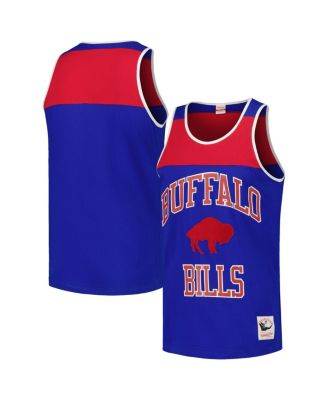 Men's Royal, Red Buffalo Bills Heritage Colorblock Tank Top