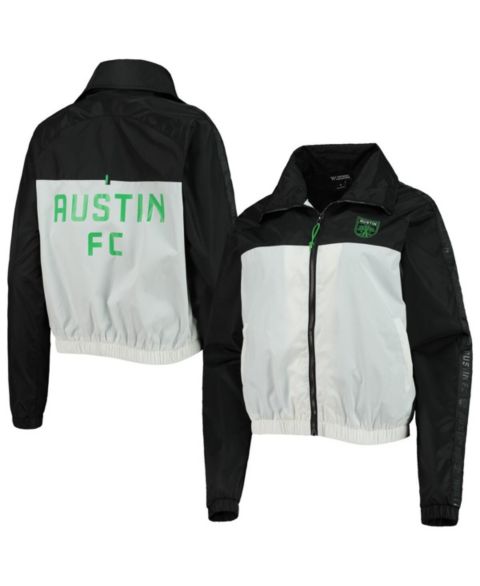 Женские куртки The Wild Collective Black Austin FC Anthem Full-Zip Jacket