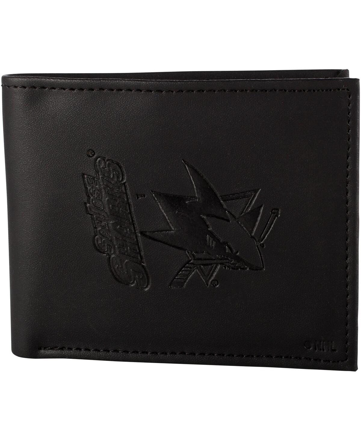 Shop Evergreen Enterprises Men's Black San Jose Sharks Hybrid Bi-fold Wallet